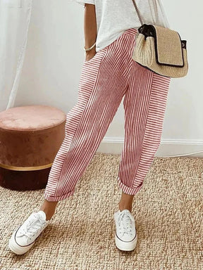 Lore Gestreepte Broek | Comfort Voor Elke Dag