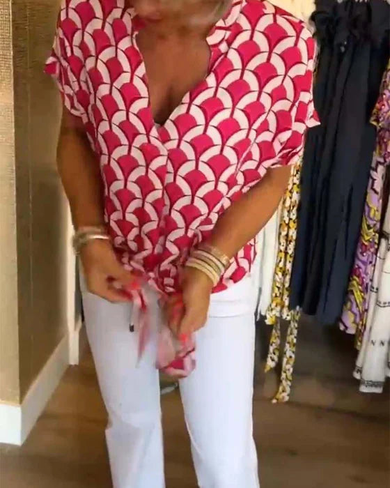Leontine | Luchtige Zomerblouse met Tijdloze Klasse
