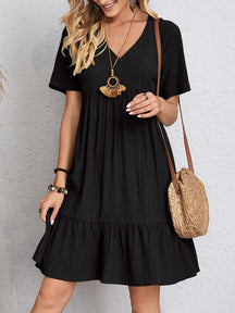 Cely | Elegante Ibiza Jurk Met Gelaagd Ontwerp