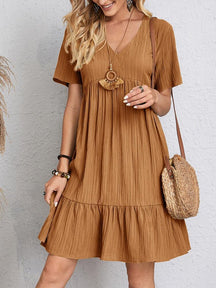 Cely | Elegante Ibiza Jurk Met Gelaagd Ontwerp